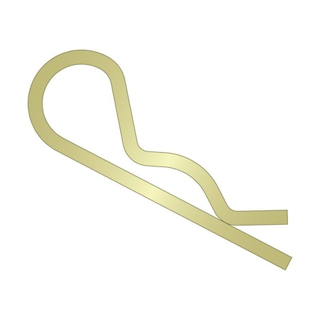 Heritage Industrial Bridge Cotter Pin, 0.177 in Dia, 3-3/4 in L, Carbon Steel BPY-208